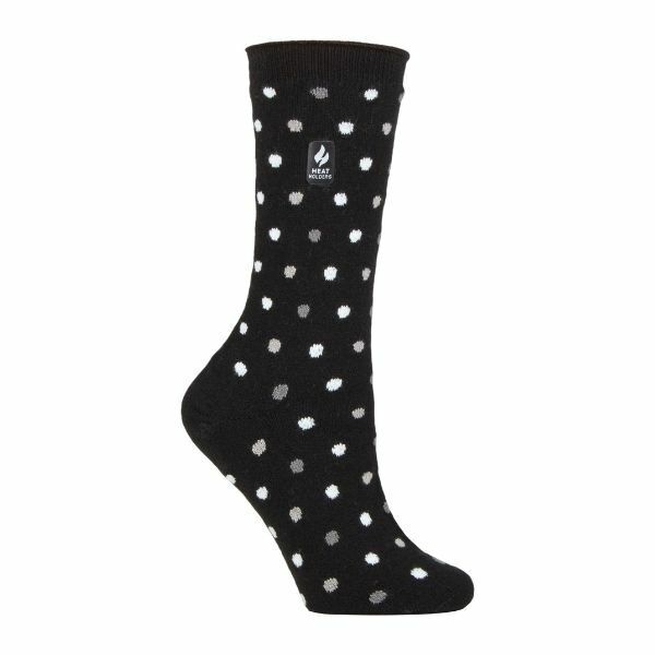 Heat Holders Ladies Ultra Lite Thermal Dress Socks 4-8 UK GOODS Superdrug Black/ Tonal (Nicosia)  