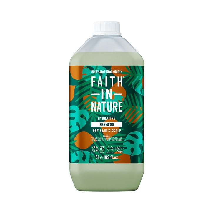 Faith in Nature Coconut Shampoo 5 Litres Natural Hair Care Holland&Barrett   