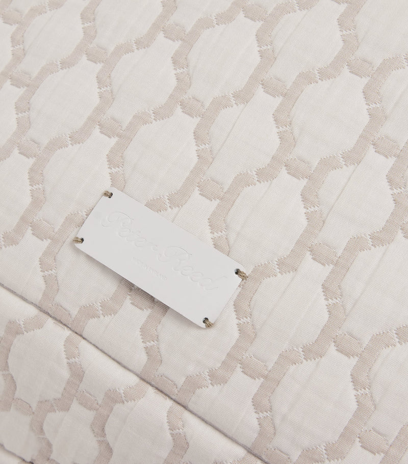 Peter Reed Piped Riyad cushion 50cm x 50cm, imported from the UK
