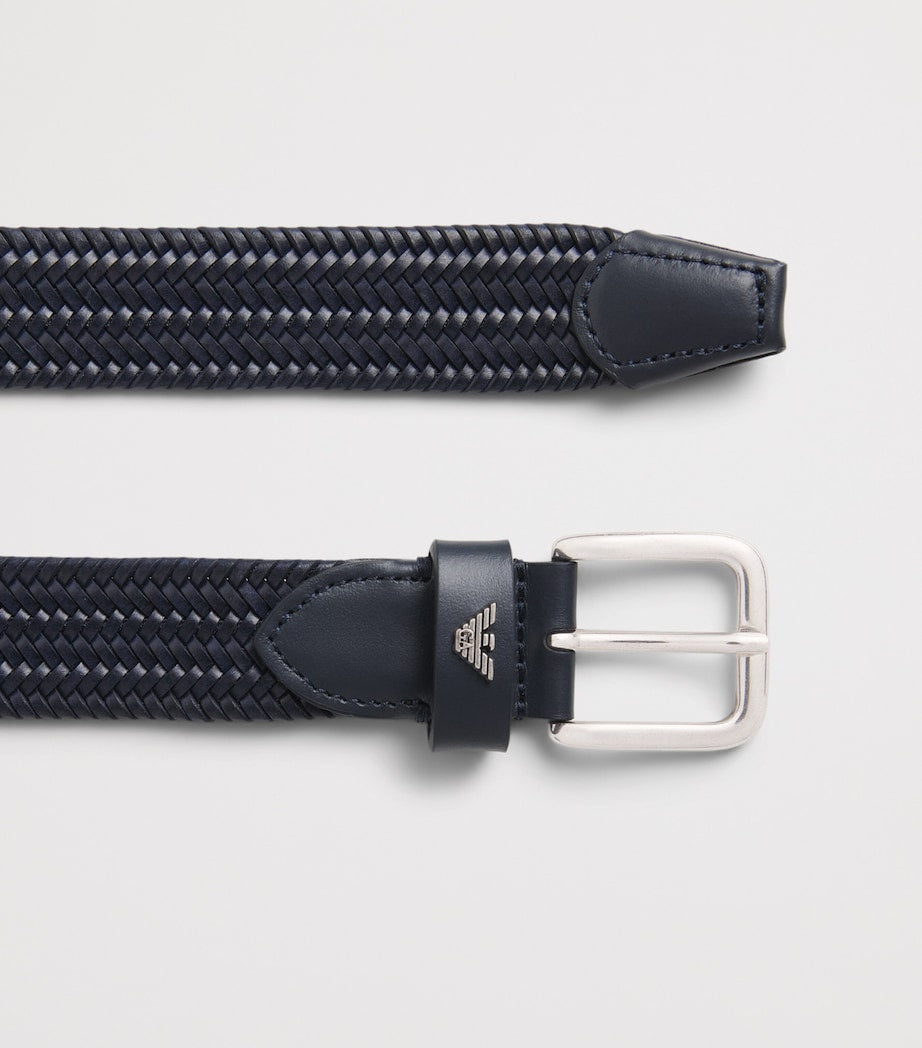 Emporio Armani woven leather belt 3cm - British product