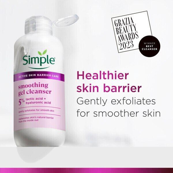 Simple Smoothing Gel Cleanser 230ml GOODS Superdrug   