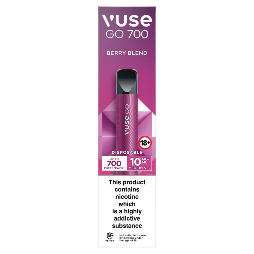 Vuse Go 700 Berry Blend Disposable GOODS ASDA   