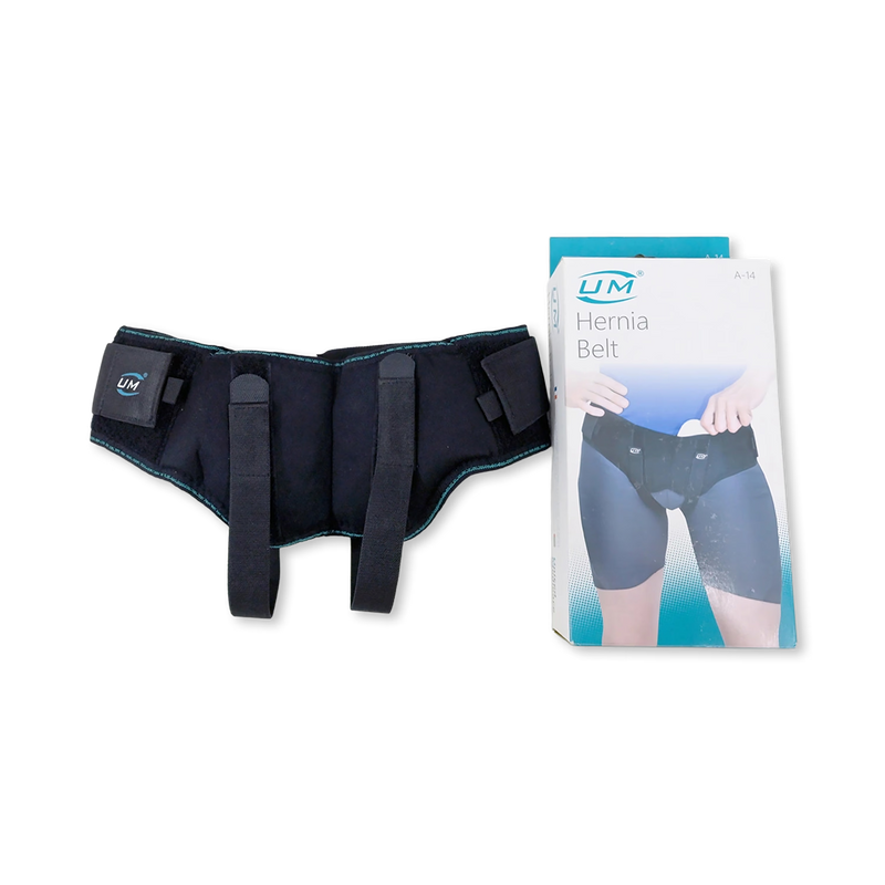 GM Hernia Belt L adjustable compression support, imported from the UK