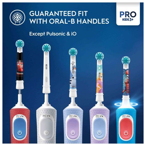 Oral-B Pro Kids Toothbrush Heads Featuring Spiderman, 4