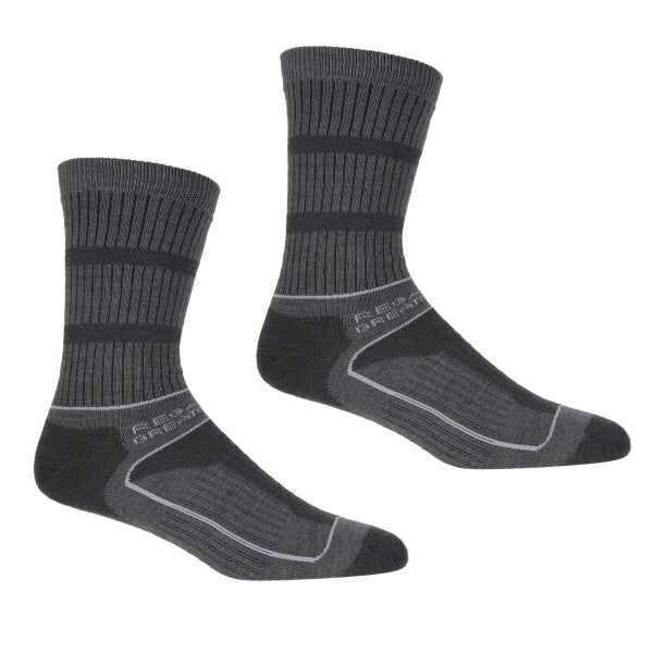 Regatta Womens Samaris 3 Season Boot Socks (6-8) GOODS Superdrug Briar Grey/Light Steel  