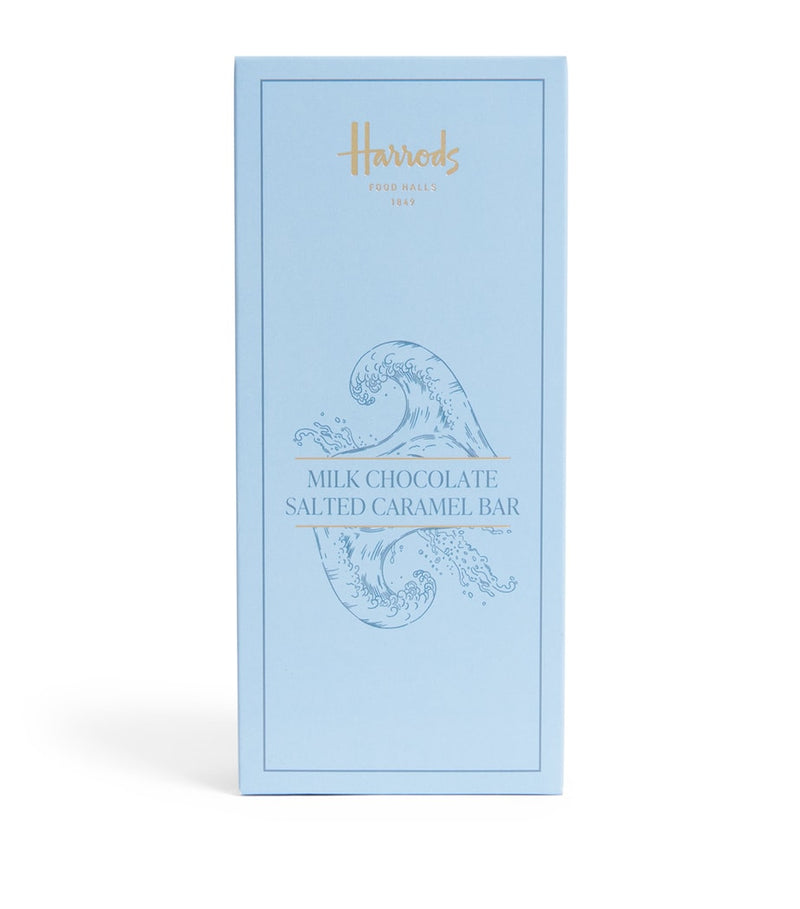 Harrods milk chocolate salted caramel bar 80g - British product
