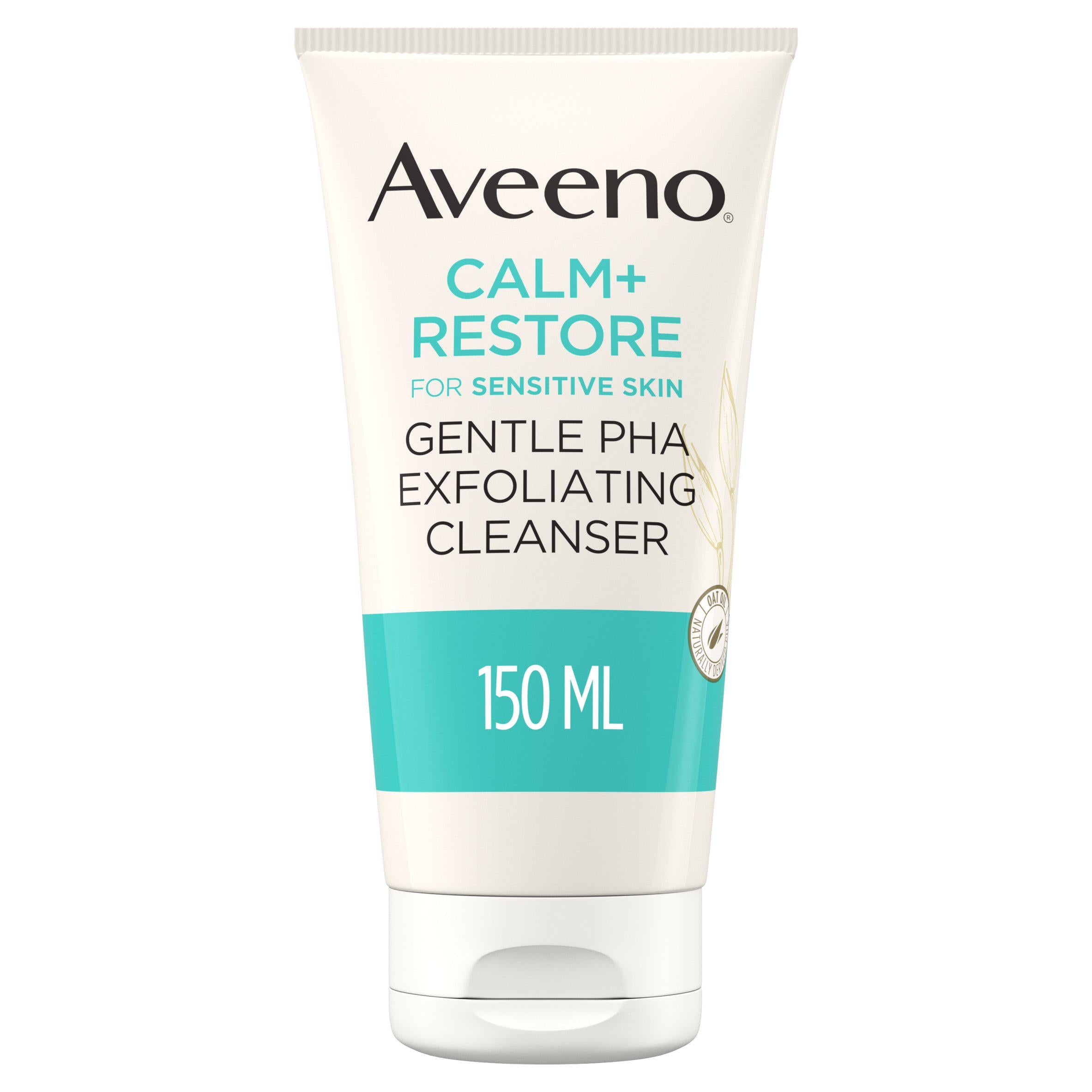 Aveeno Calm & Restore Gentle PHA Exfoliating Cleanser 150ml GOODS Sainsburys   