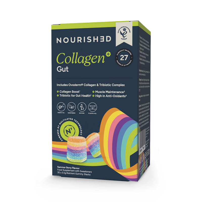 Collagen+ Gut gummies British Summer Berries 30 count (British brand)