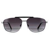 Guess aviator sunglasses silver gradient metal frame (British brand)