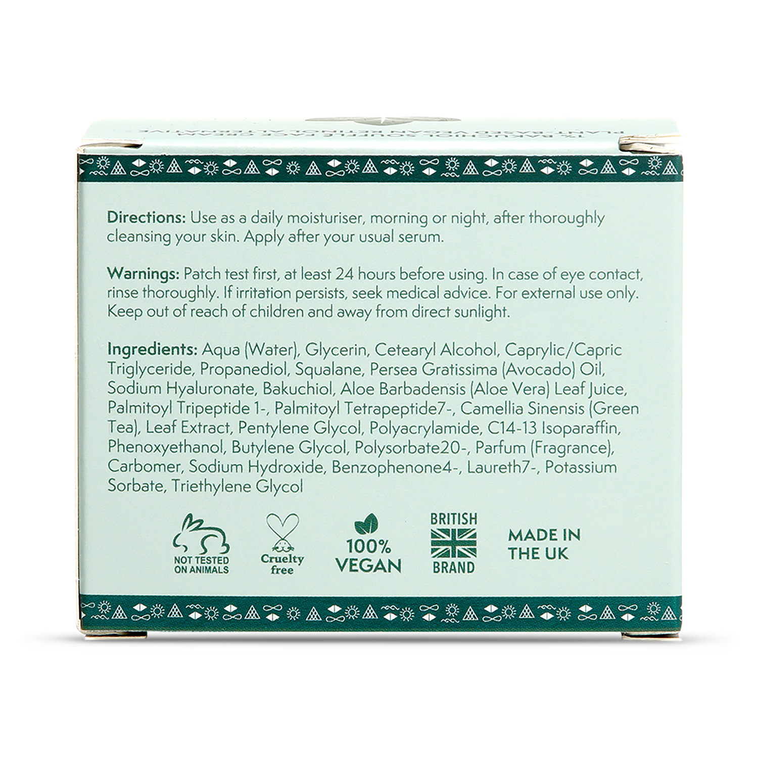 Nature Spell bakuchiol souffle face cream 100ml, UK version