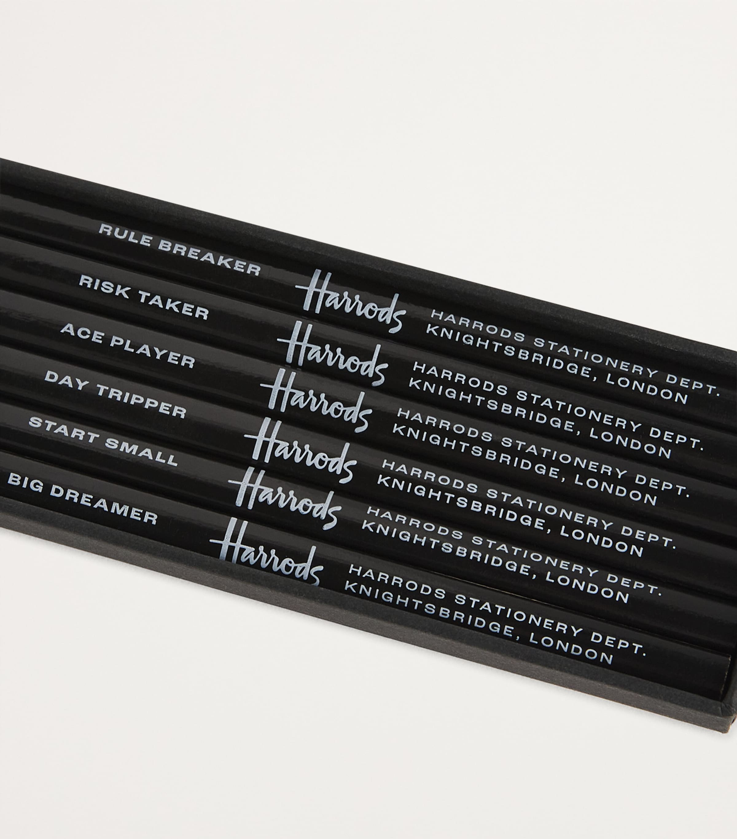 Harrods logo pencils set of 6, UK version