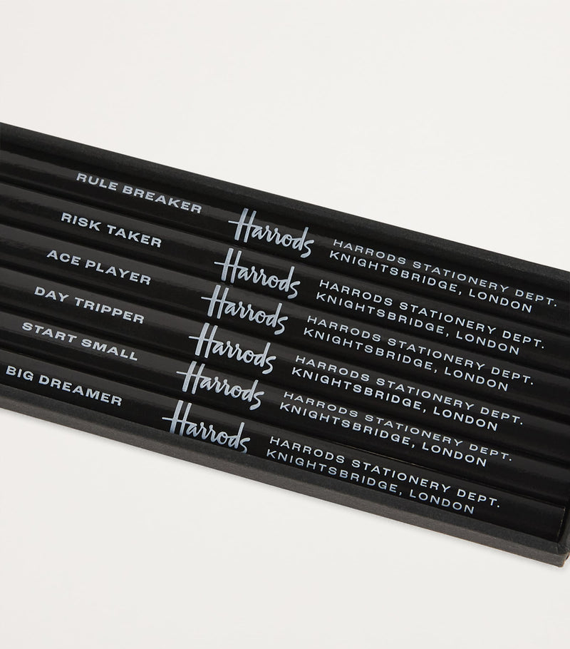 Harrods logo pencils set of 6, UK version