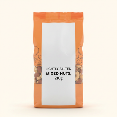 Holland & Barrett Lett Saltede Usikker Nøtter Peanøtter Cashewnøtter Pistasjnøtter 210g