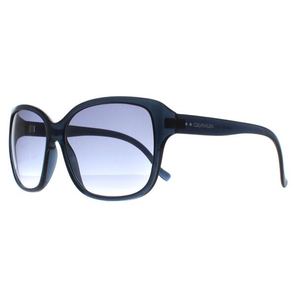Calvin Klein women's butterfly sunglasses blue gradient (British brand)