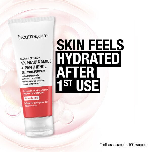 Neutrogena® Clear & Defend+ Gel Moisturiser 50Ml GOODS Superdrug   