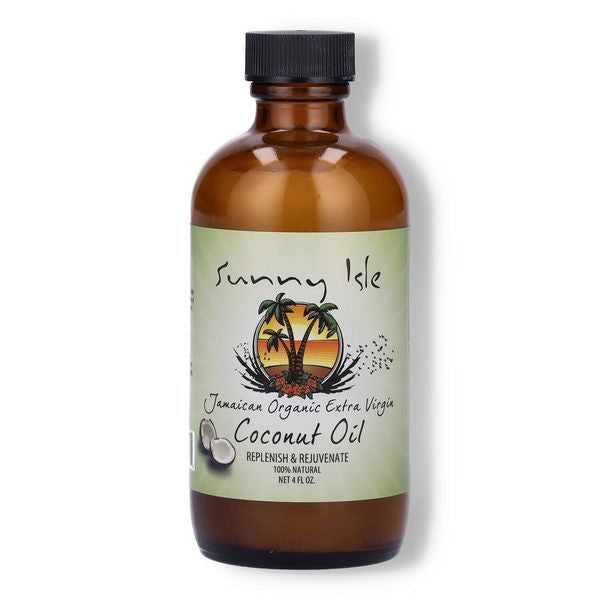 Sunny Isle Jamaican Organic Coconut Oil 4oz (British brand)