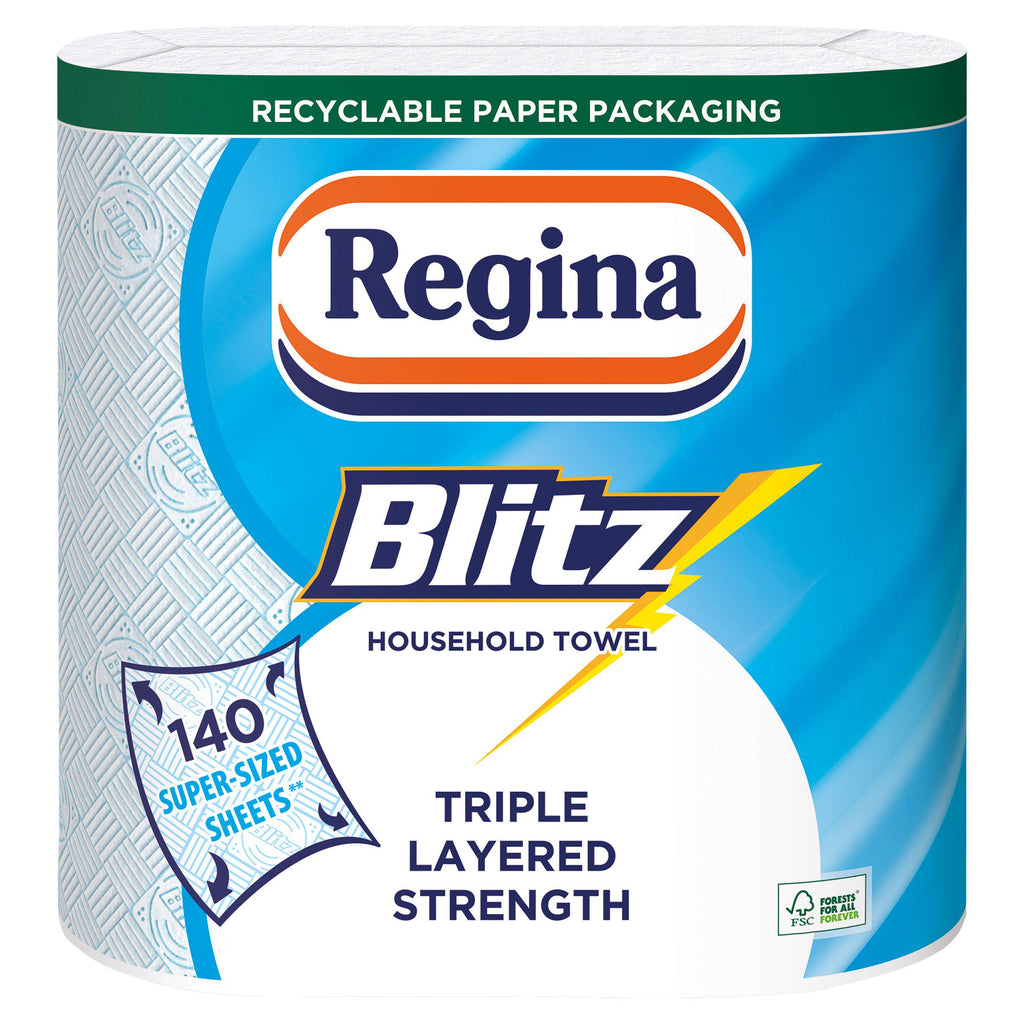 Regina Blitz Kitchen Towel Rolls x2