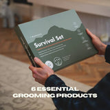 ManCave Survival Gift Set 6-piece grooming kit, imported from the UK