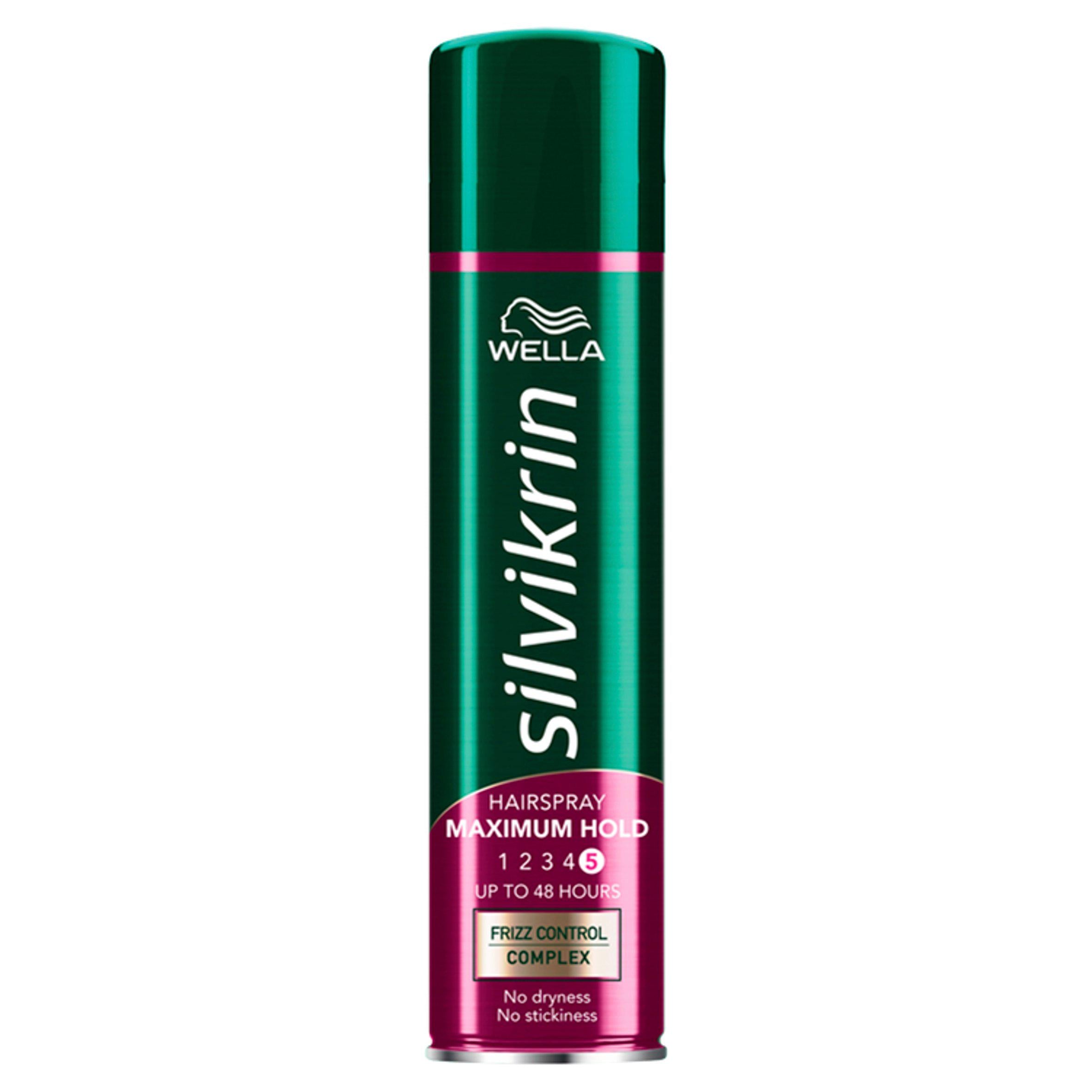 Wella Silvikrin Maximum Hold Hairspray 400ml styling & hairspray Sainsburys   