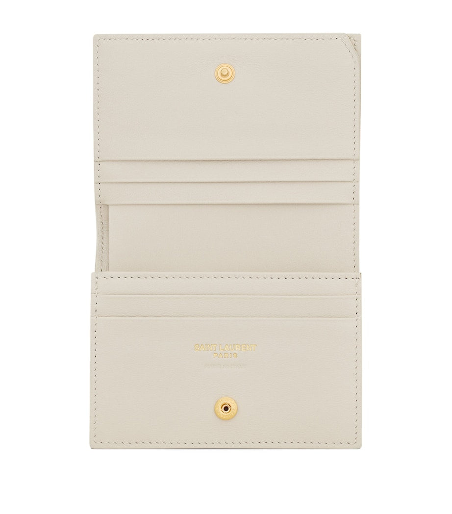 Saint Laurent quilted leather wallet H9x11.5cm - British product