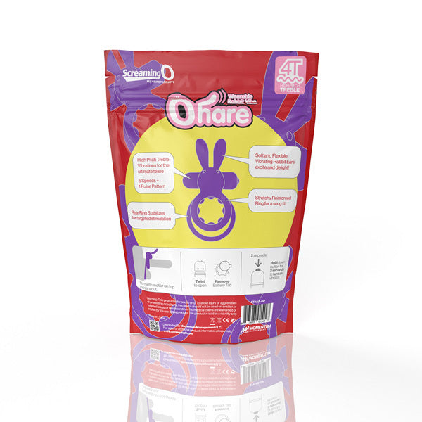 Screaming O 4T Ohare grape vibrator, UK version