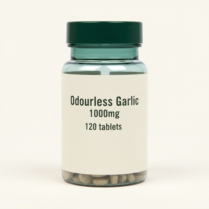 Holland Barrett Enteric Coated Odourless Garlic 1000mg 60 Tablets