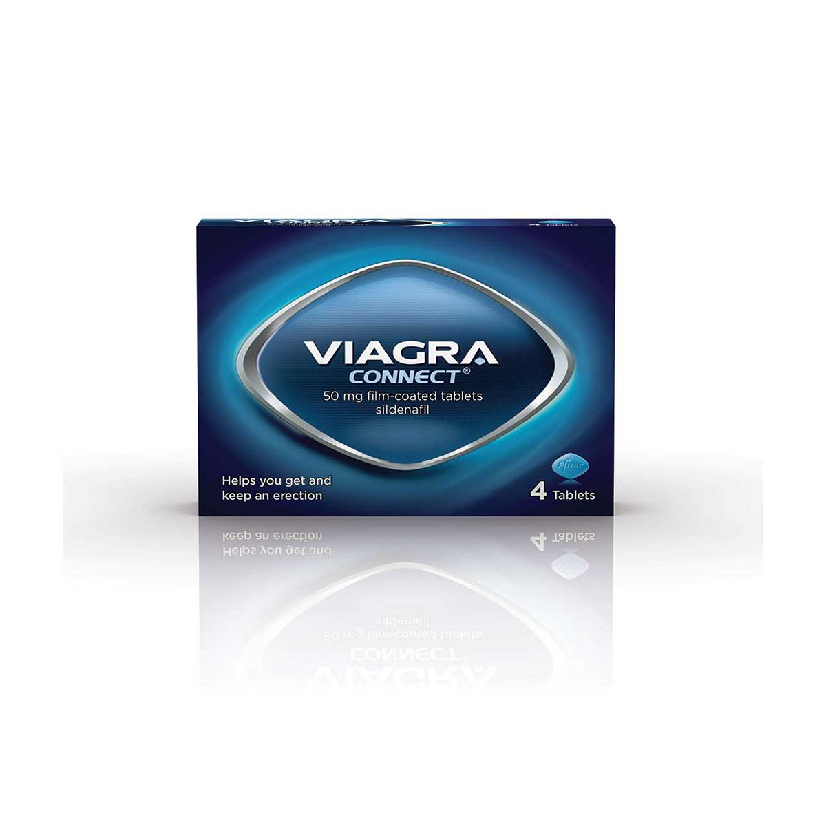 Viagra Connect Sildenafil 50mg film-coated tablets - 4 tablets GOODS Boots   