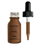 NYX Professional Makeup Total Control Pro Drop Controllable Coverage Foundation Vegetarian & Vegan Boots 25 Deep sable  