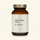 Holland & Barrett milk thistle capsules 100mg, imported from the UK