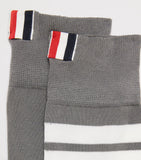 Thom Browne 4-Bar mid-calf socks, imported from the UK