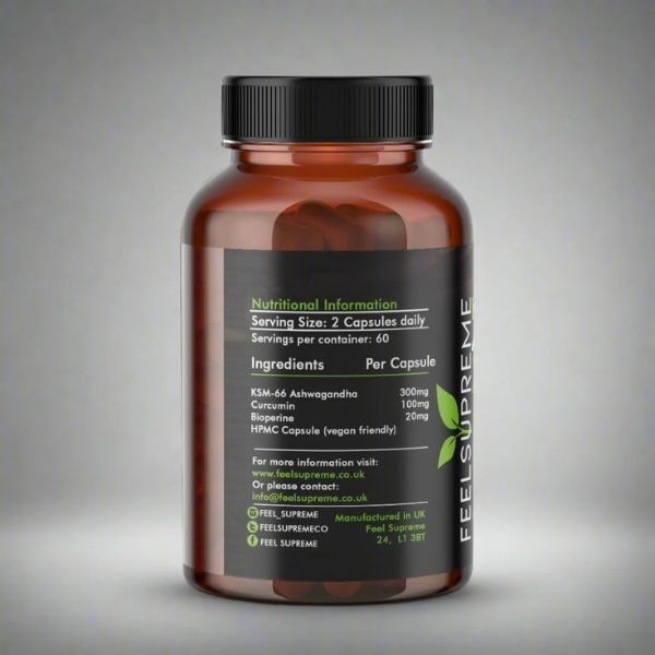 Feel Supreme KSM66 Ashwagandha 60 capsules - British product