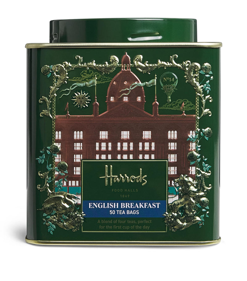 Harrods English Breakfast tea bags 50 bags UK version