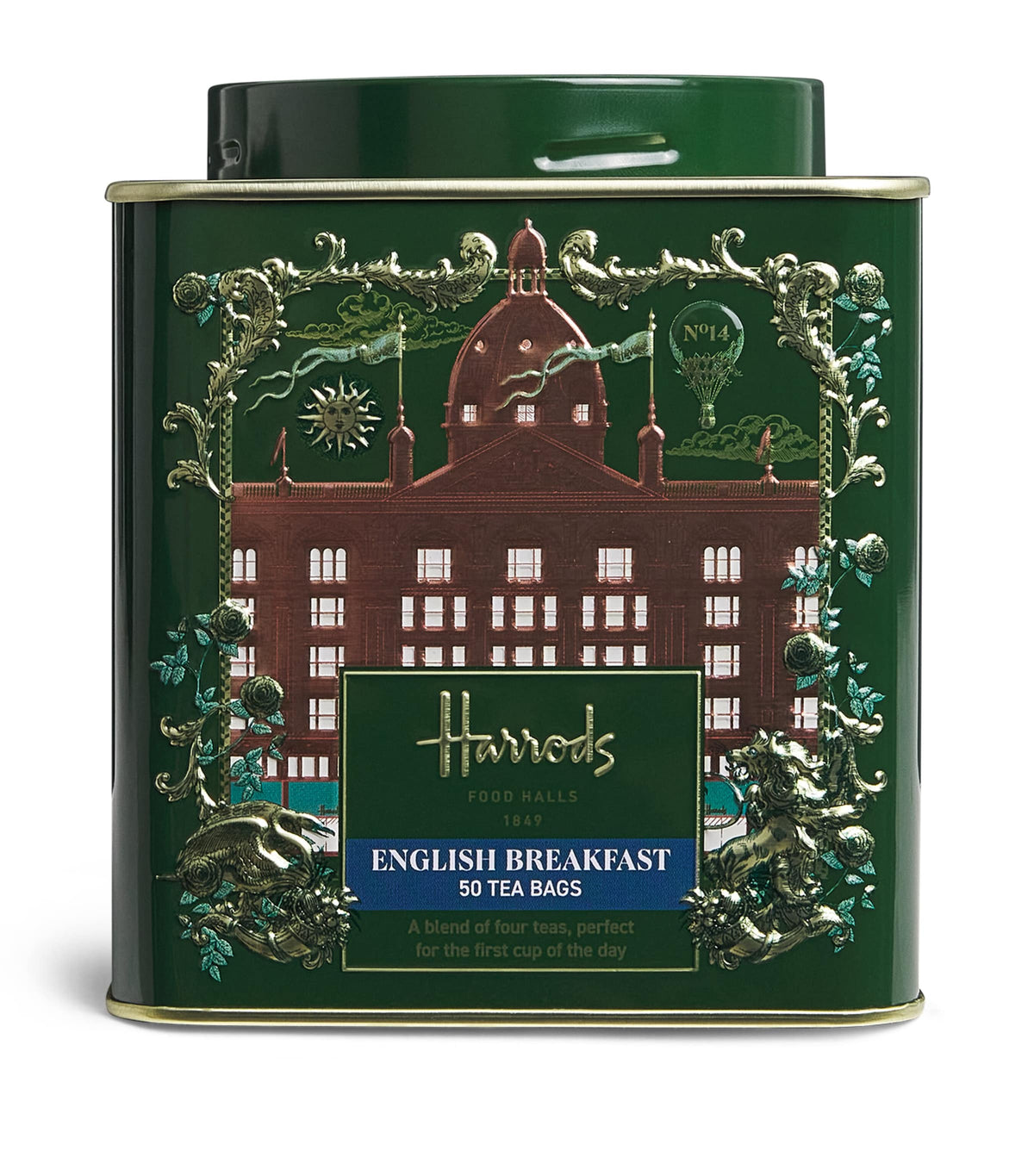 Harrods English Breakfast tea bags 50 bags UK version