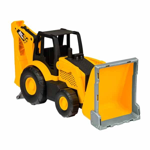 Nikko Mega Fleet backhoe construction toy 12 inch, UK version