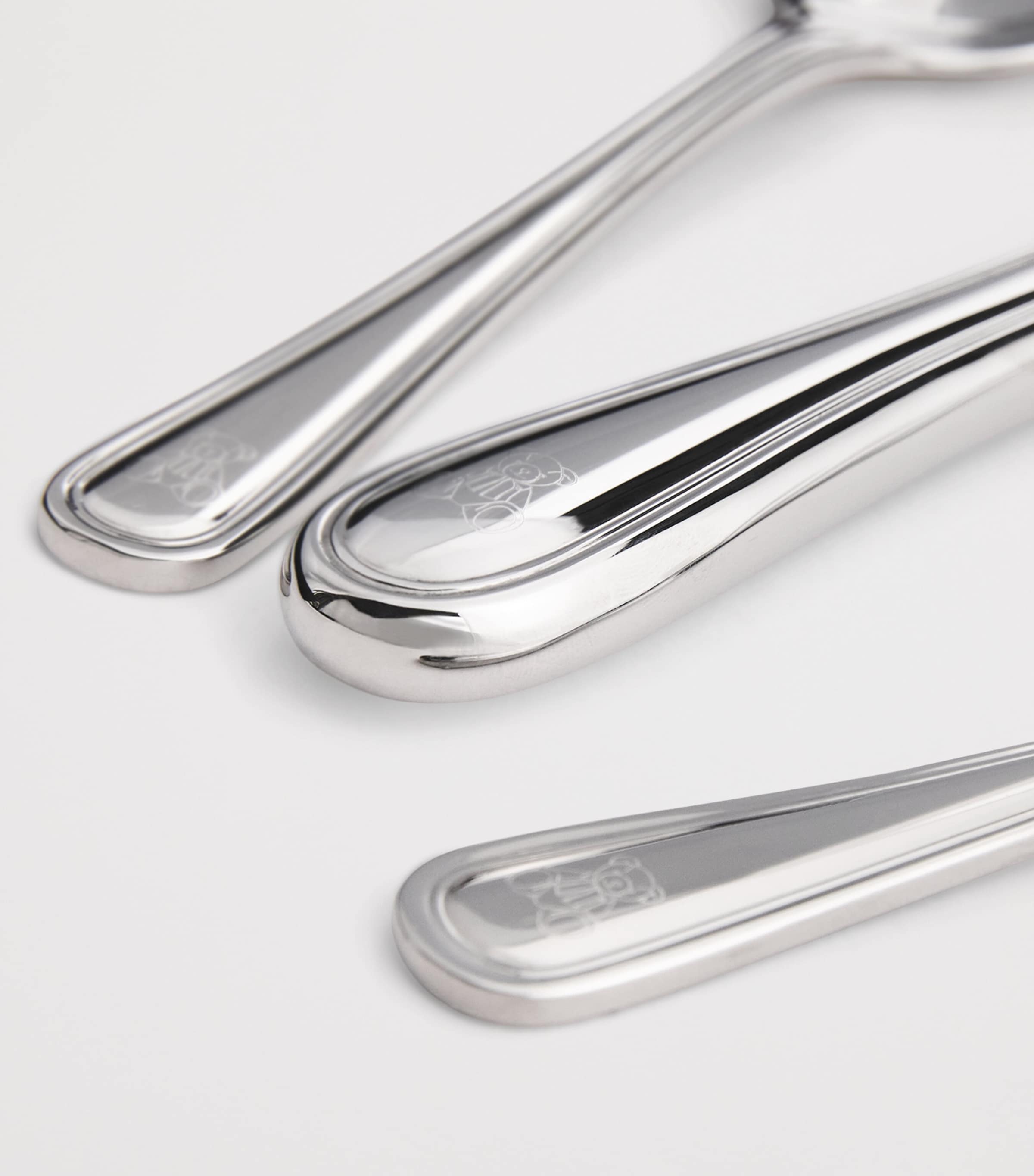 Harrods bear stainless steel children's cutlery set, UK version