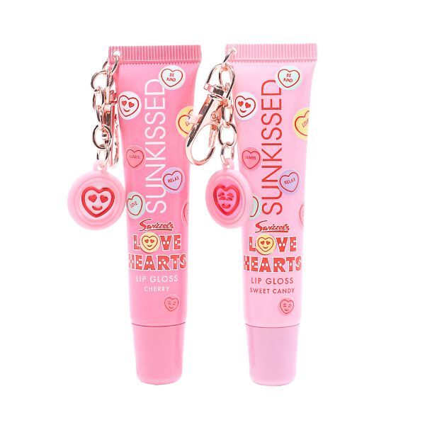 Sunkissed x Love Hearts lip gloss 16ml (British brand)