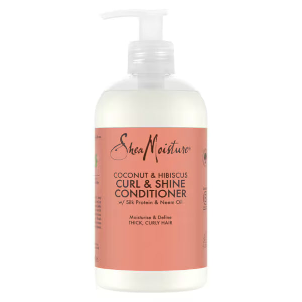 SheaMoisture Coconut Hibiscus Curl Shine Conditioner 384ml (British brand)