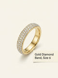 Cartier 18ct yellow gold diamond ring 0.19ct (British brand)
