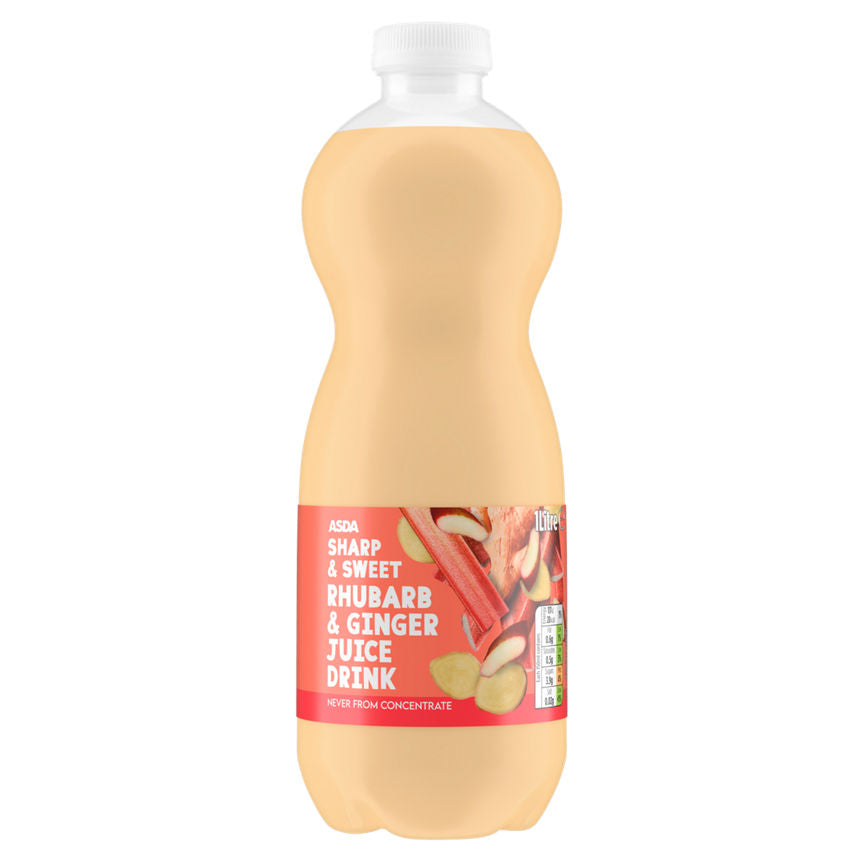 ASDA Sharp & Sweet Rhubarb & Ginger Juice Drink GOODS ASDA   