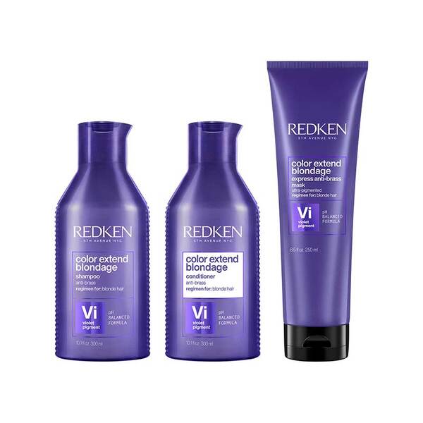 Redken Color Extend Blondage Shampoo Trio Pack GOODS Superdrug   