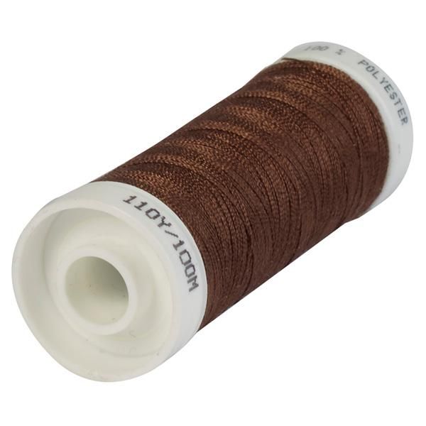 Korbond Brown Polyester Thread 100m