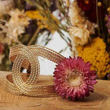 Izabel London metallic twist bracelet - British product