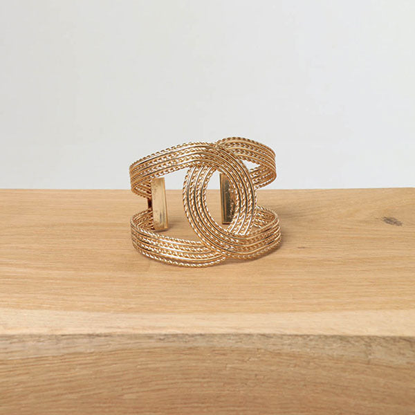 Izabel London metallic twist bracelet - British product