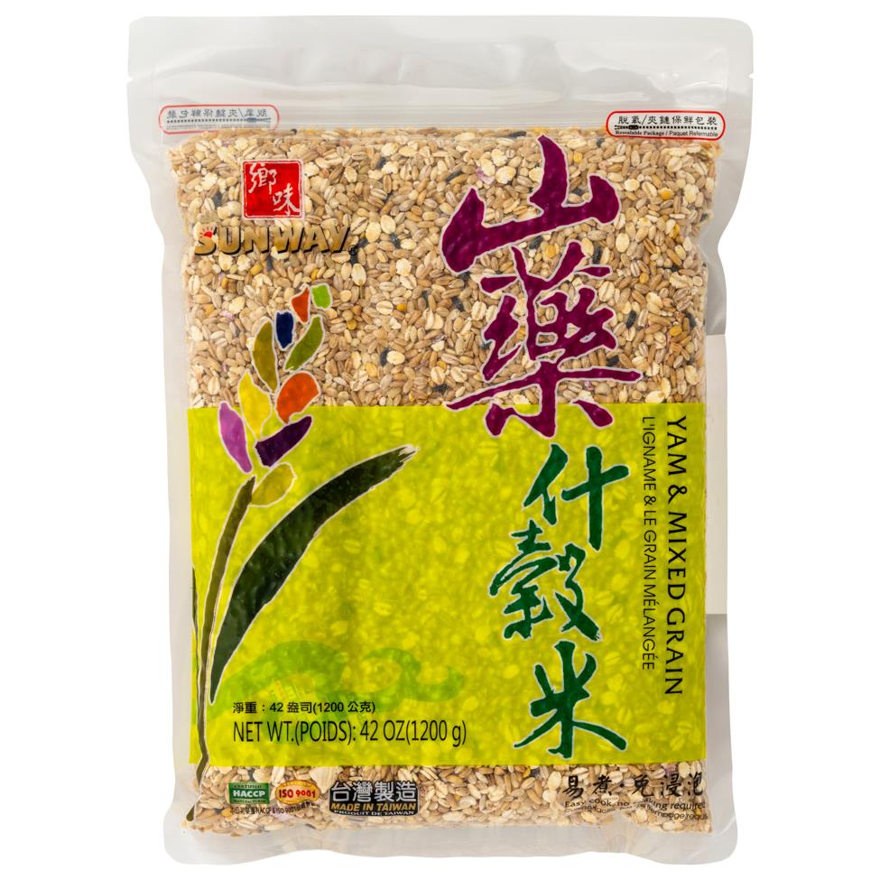Sunway yam and mixed grain blend in 1.2g pack, UK version