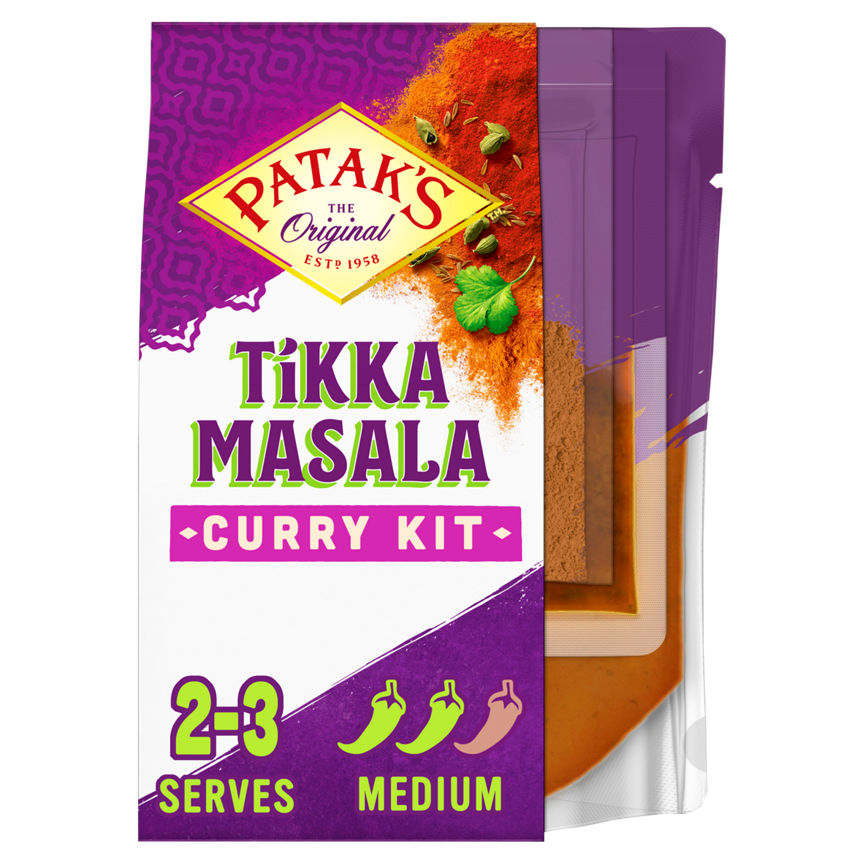 Patak's Punjabi Style Tikka Masala Curry Kit 270g GOODS ASDA   