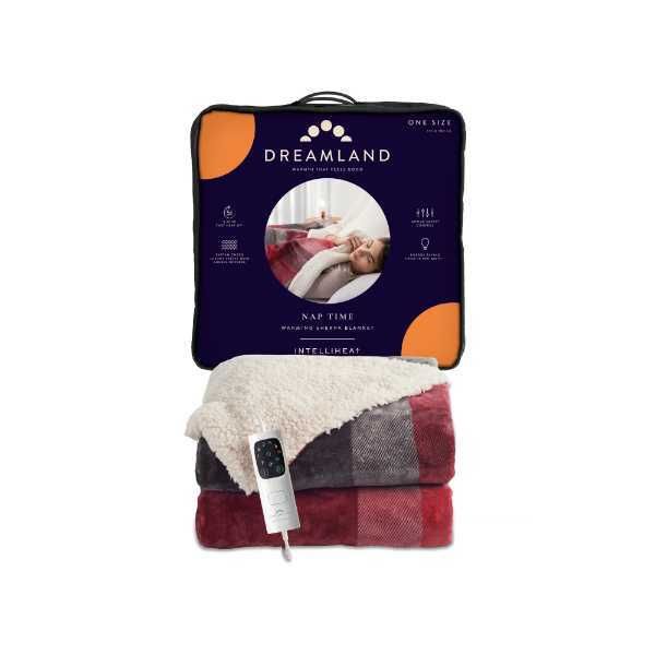 Dreamland Intelligent Luxury Overblanket - Tartan GOODS Superdrug   