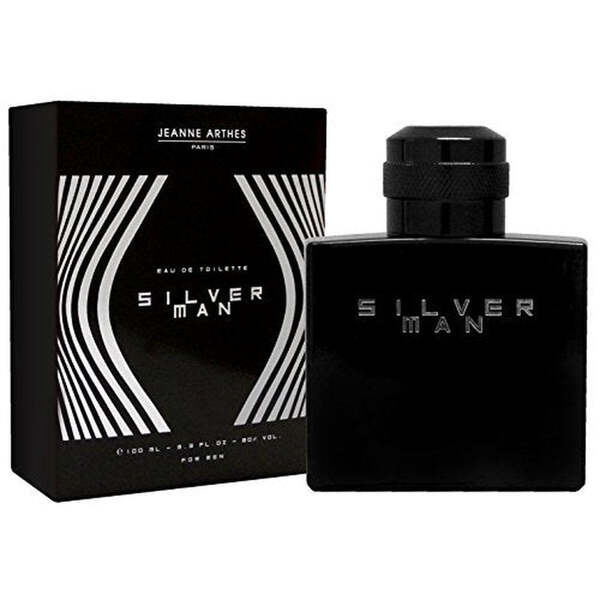 Jeanne Arthes Silver Man eau de toilette 100ml spray (British brand)
