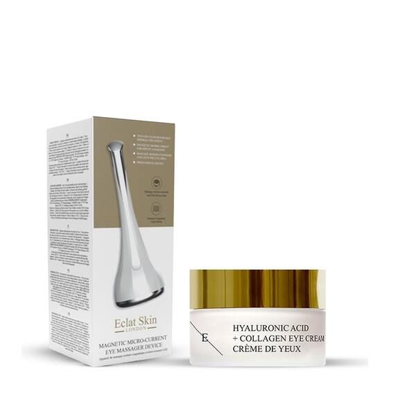 Eclat Skin London Eye Massager + HA Eye Cream 20ml