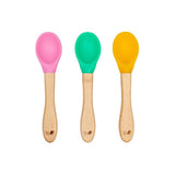 Wild & Stone | Baby Bamboo Weaning Spoons GOODS Superdrug Pink, Green & Yellow  