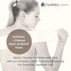 Hydréa London bamboo loofah exfoliating back strap, UK version